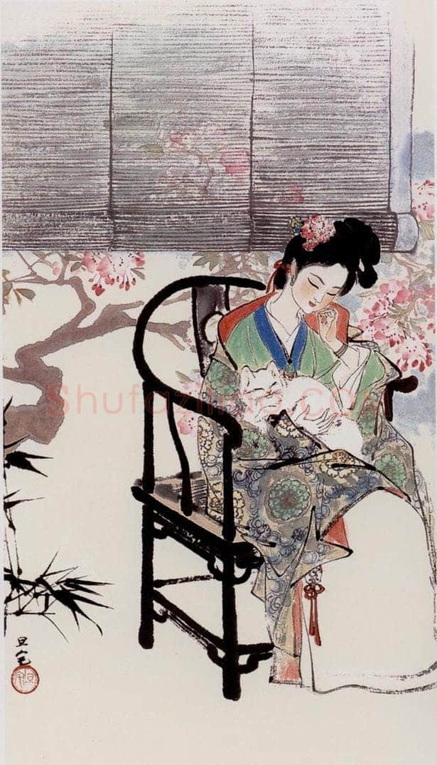  刘旦宅 金陵十二钗十二屏 书画作品