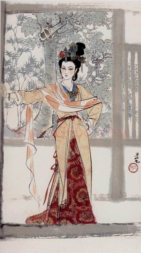  刘旦宅 金陵十二钗十二屏 书画作品