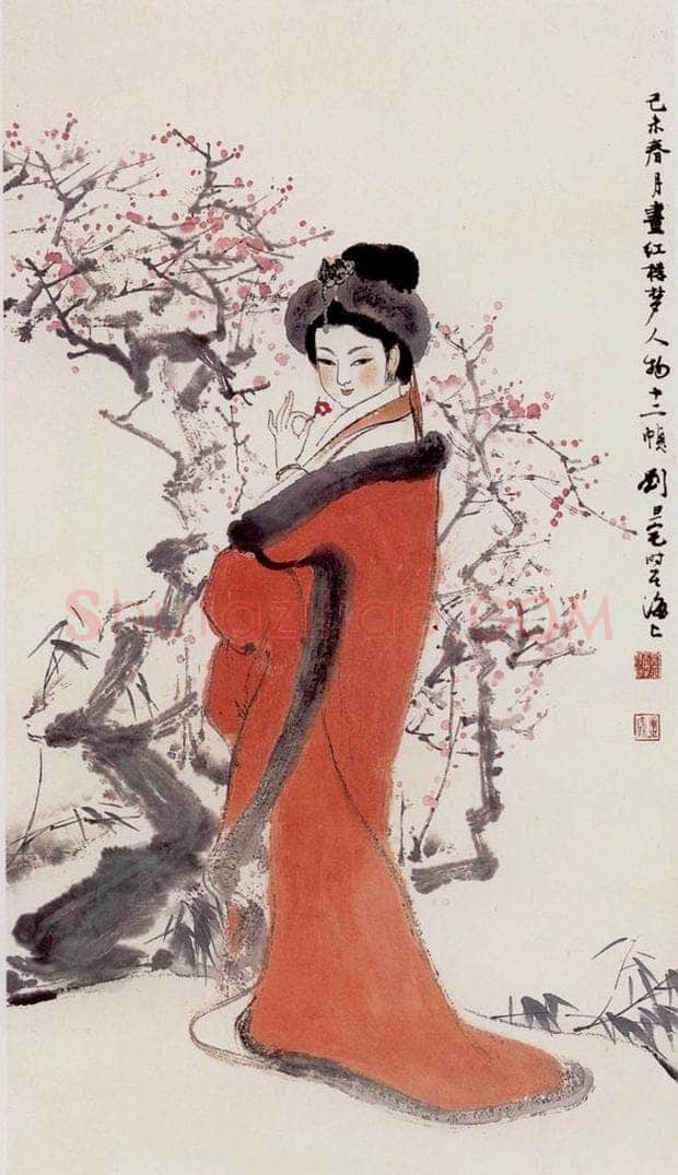 刘旦宅 金陵十二钗十二屏 书画作品