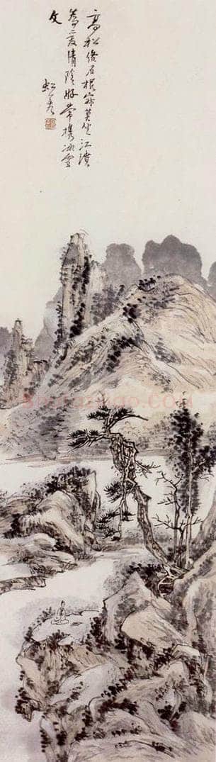  黄宾虹 山水 书画作品