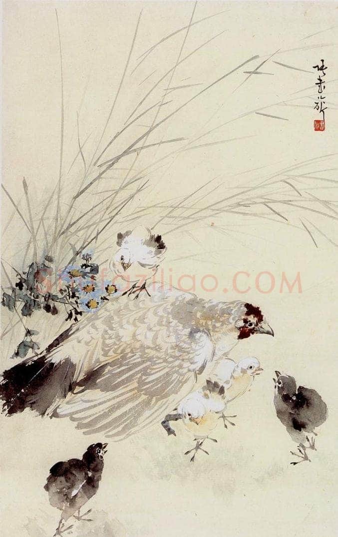  张书旗 合家欢 书画作品