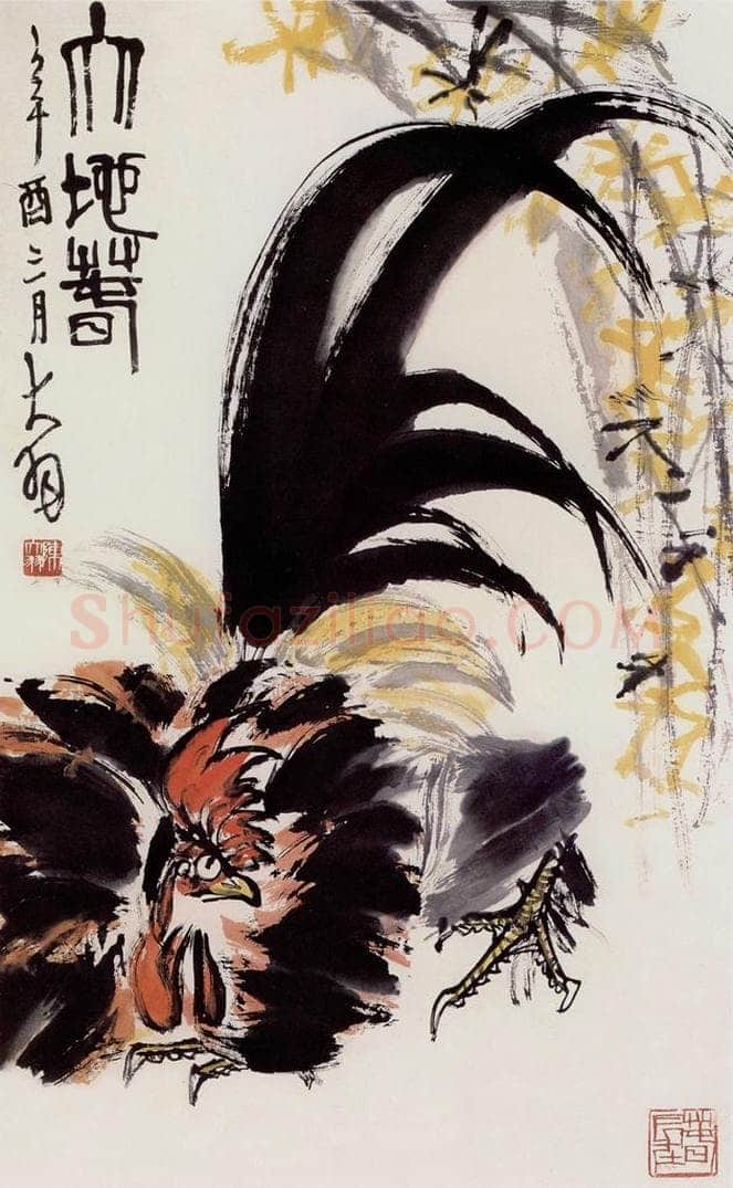  陈大羽 大地春 书画作品