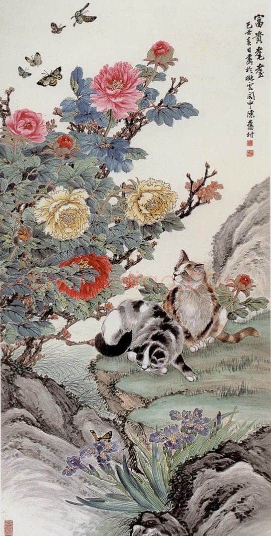  陈旧村 耄畫图 书画作品