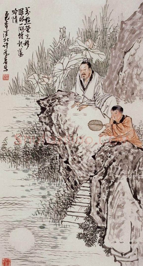 许鸿宾 《万点萤光》 书画作品