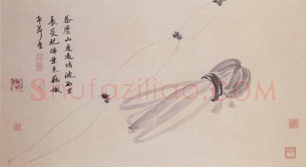 明 沈周 观物之生图册 书画作品