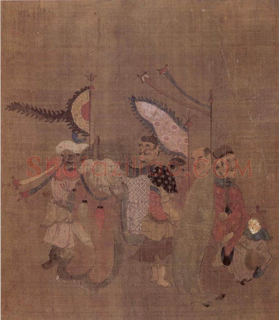 明 无款 诸夷职贡图轴(十帧) 书画作品
