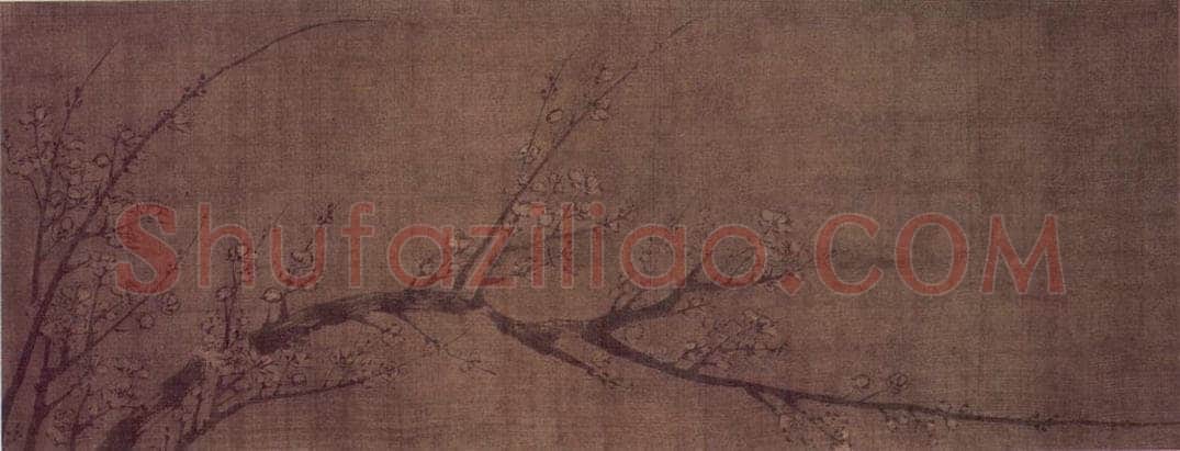 明 无款 墨梅图卷 书画作品
