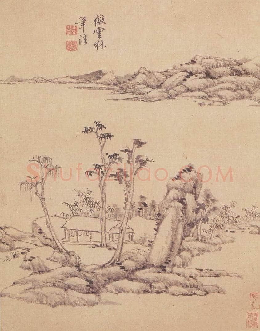 清 王原祁 仿古山水册（十帧） 书画作品