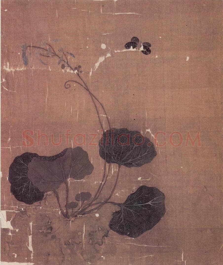 宋 无款 花鸟草虫册 书画作品