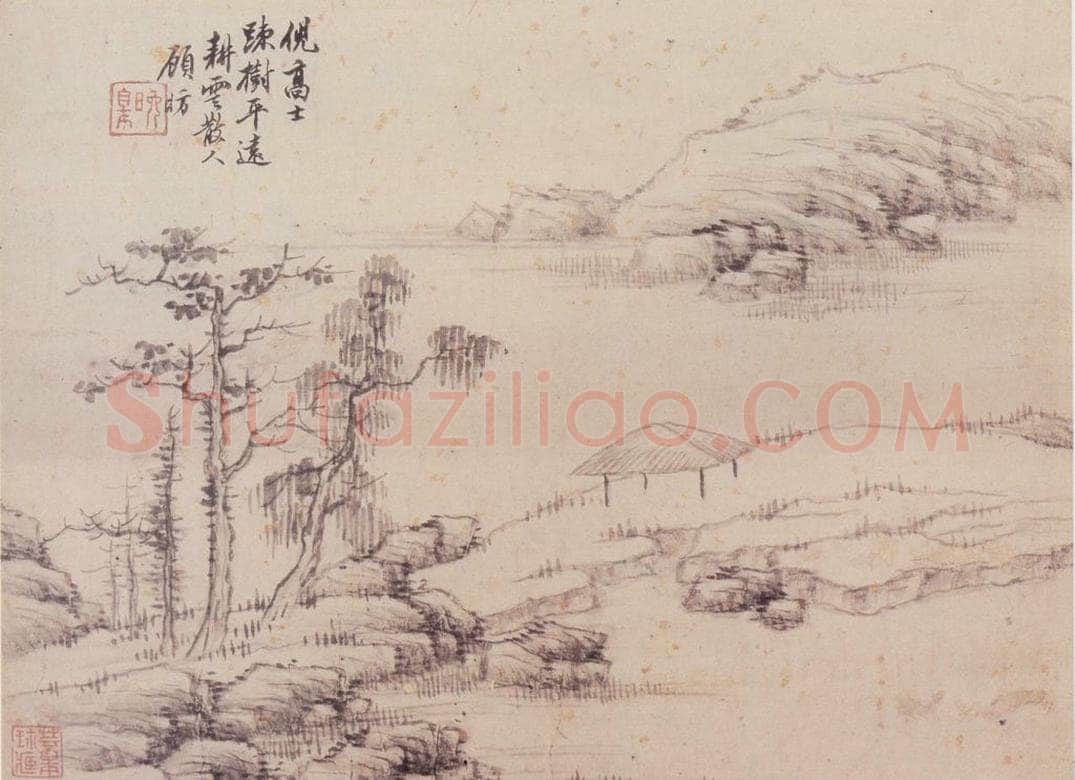 清 顾昉 仿古山水册（十二帧） 书画作品