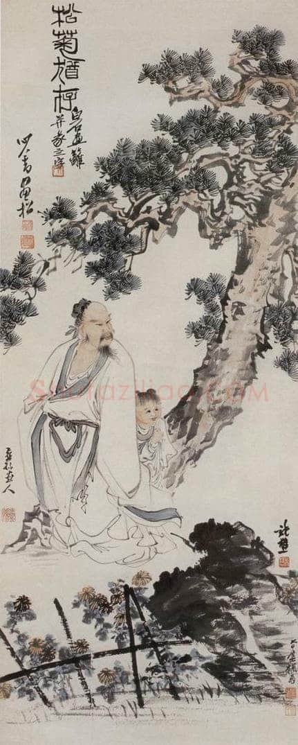 1935年 徐燕孙 《松惧犹存》 书画作品