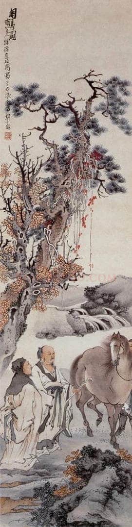  徐燕孙 《相马图》 书画作品