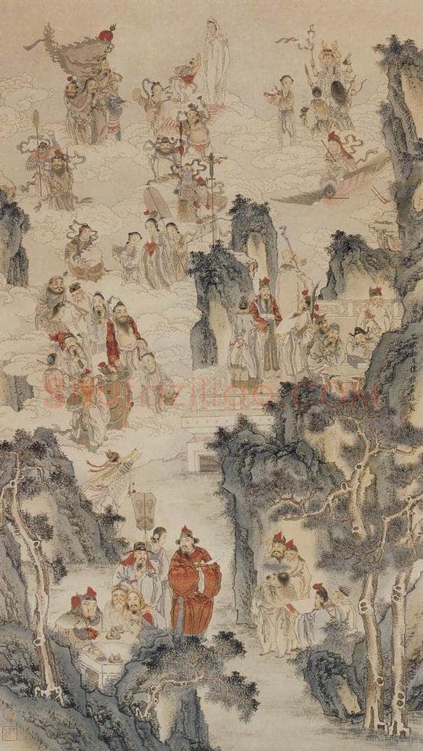1935年 徐燕孙 《福地洞天》 书画作品
