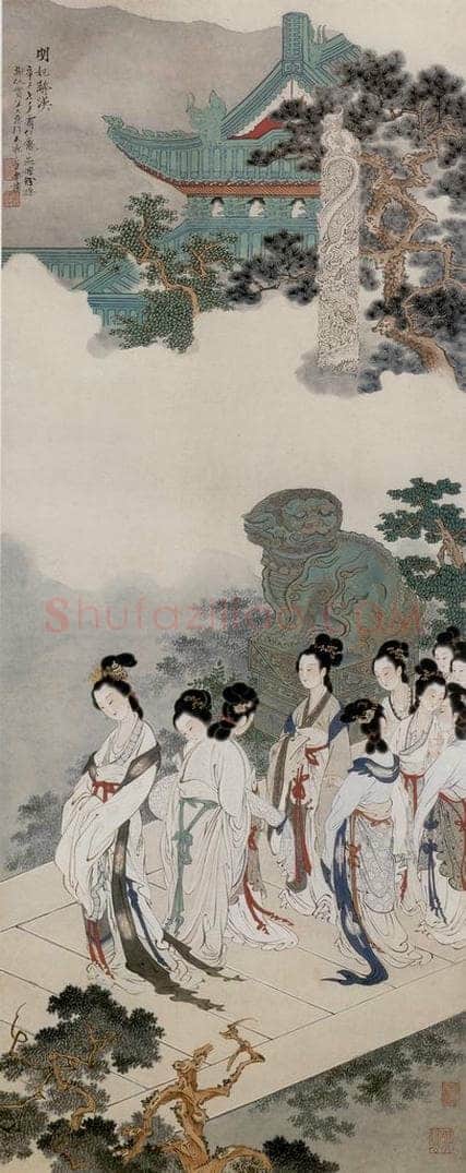 1936年 徐燕孙 《明妃辞汉》 书画作品
