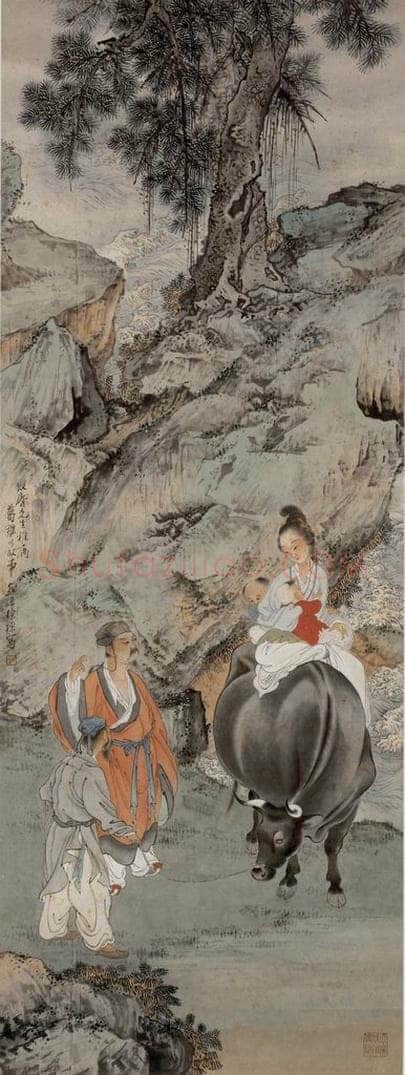  徐燕孙 《葛稚川故事图》 书画作品