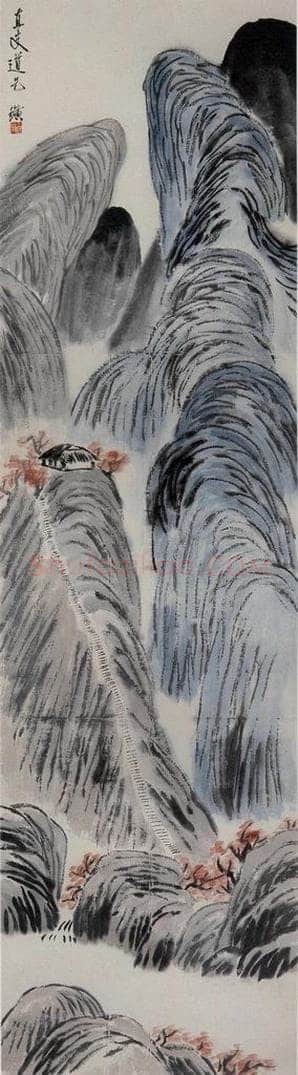 1922年 齐白石 《山水》 书画作品