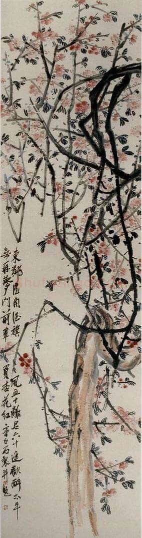 约1922年 齐白石 《杏花》 书画作品