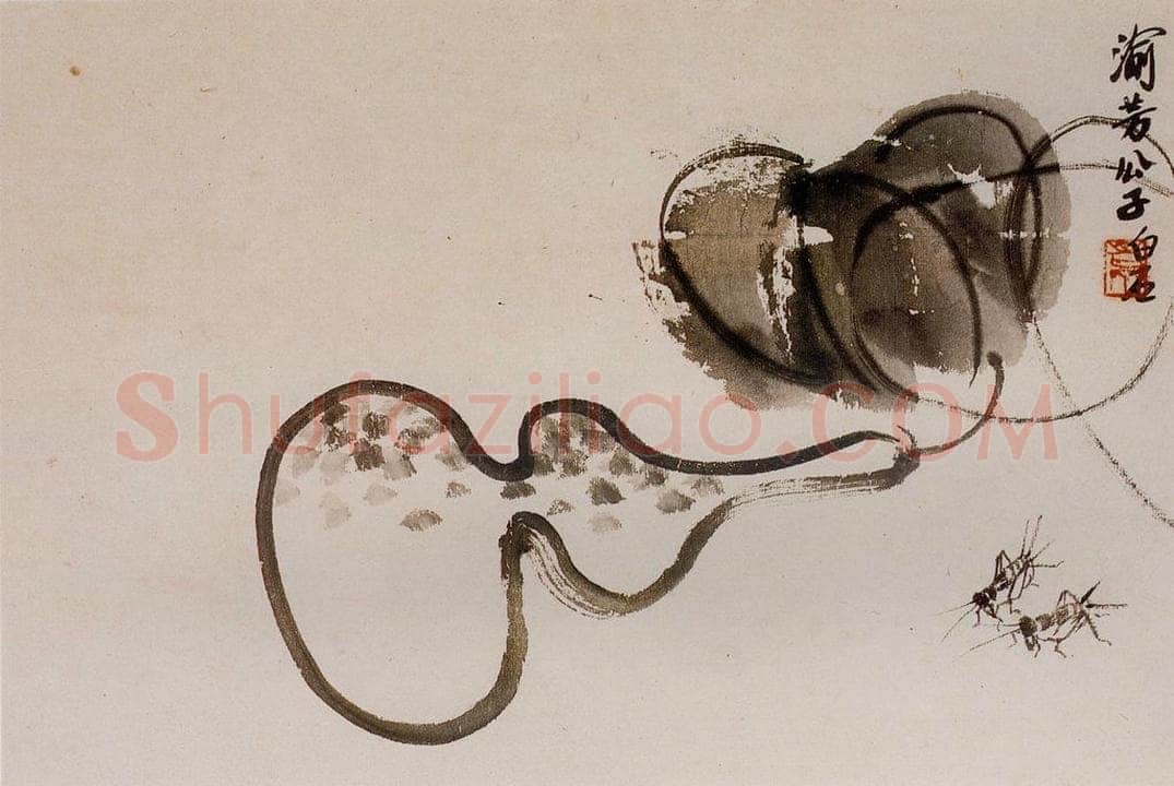 1924年 齐白石 《花鸟鱼虫册页》 书画作品