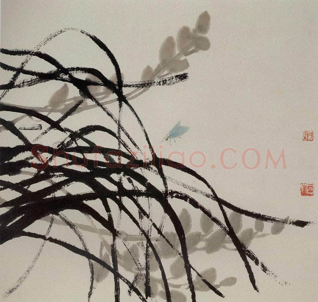 1924年 齐白石 《草虫册页》 书画作品