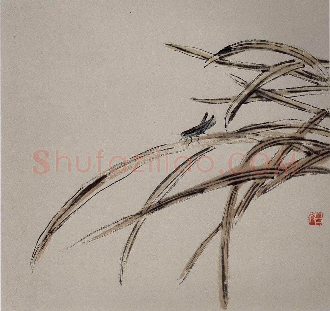 1924年 齐白石 《草虫册页》 书画作品