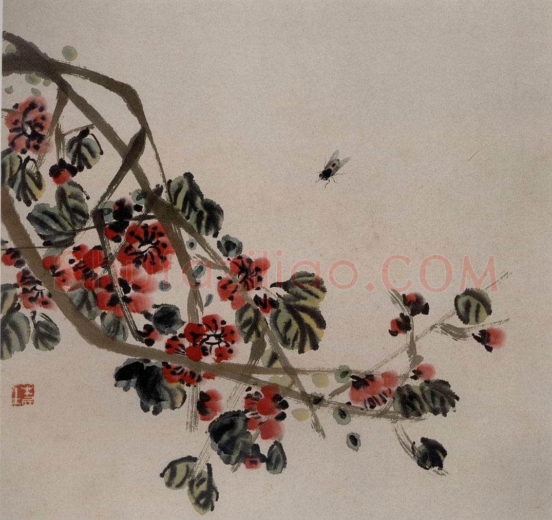 1924年 齐白石 《草虫册页》 书画作品