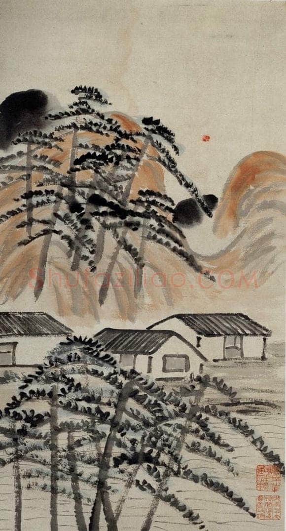 约1924年 齐白石 《山水》 书画作品