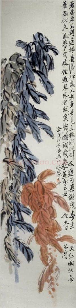 1925年 齐白石 《老少年》 书画作品