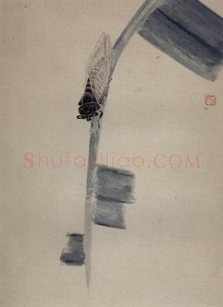 1920年 齐白石 《草虫册页》 书画作品