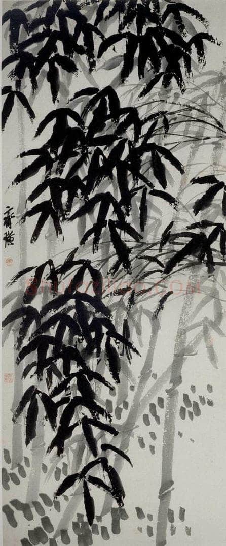 约20年代中期 齐白石 《竹》 书画作品