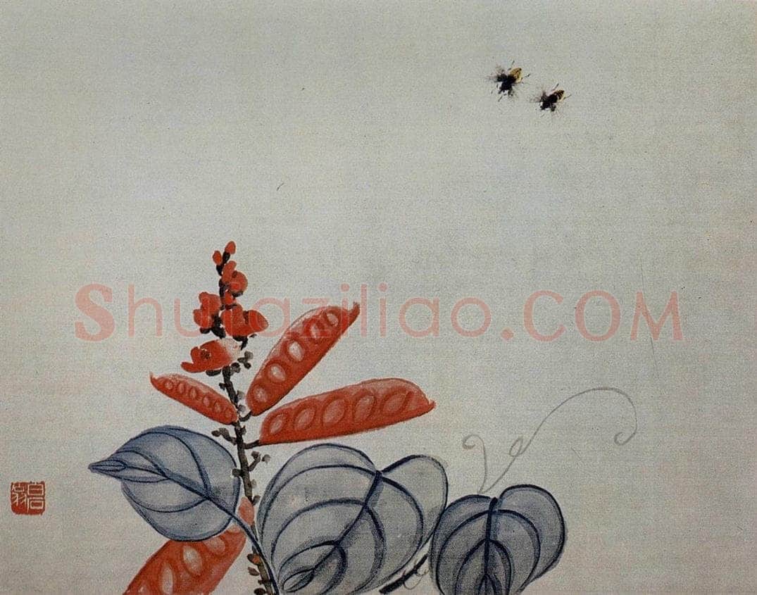 1921年 齐白石 《广豳风图册》 书画作品