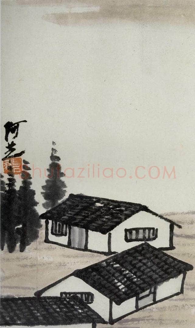 1921年 齐白石 《山水册页》 书画作品