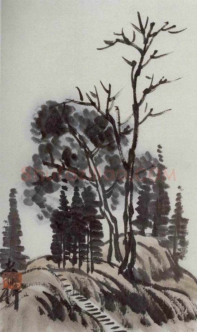 1921年 齐白石 《山水册页》 书画作品