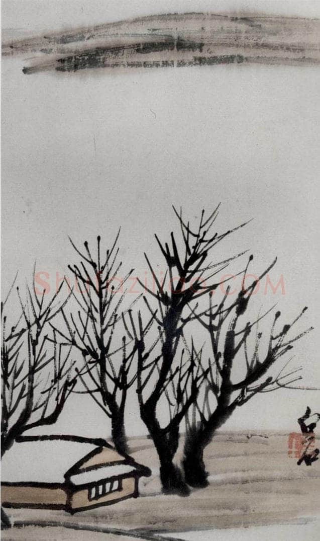 1921年 齐白石 《山水册页》 书画作品