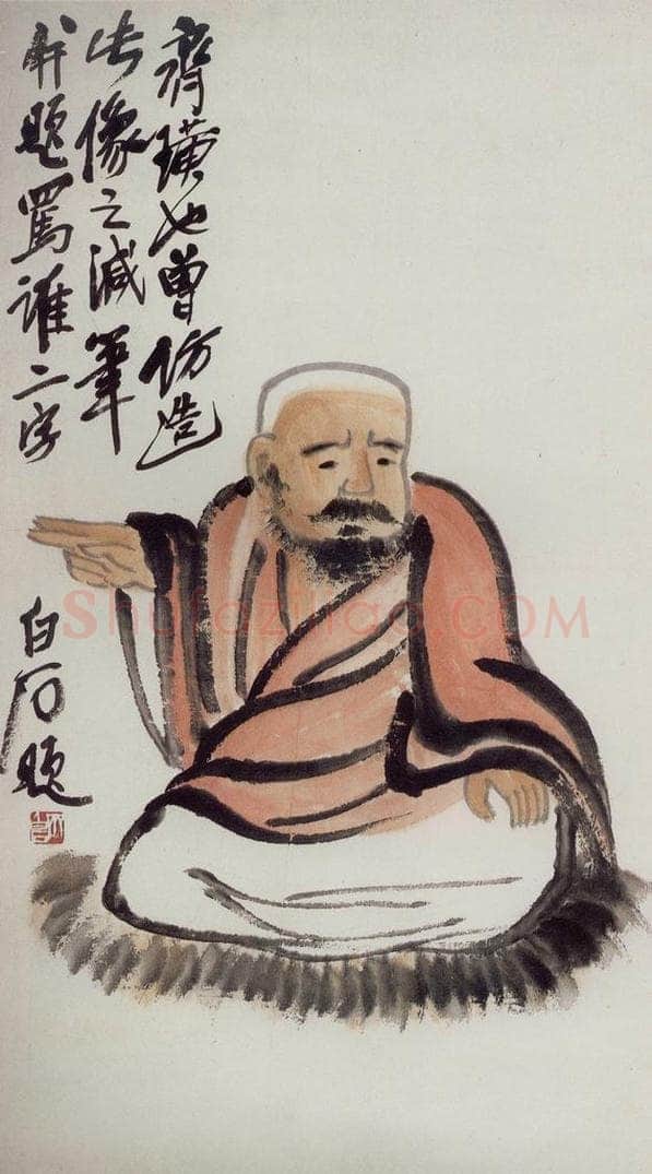 1947年 齐白石 《骂谁》 书画作品