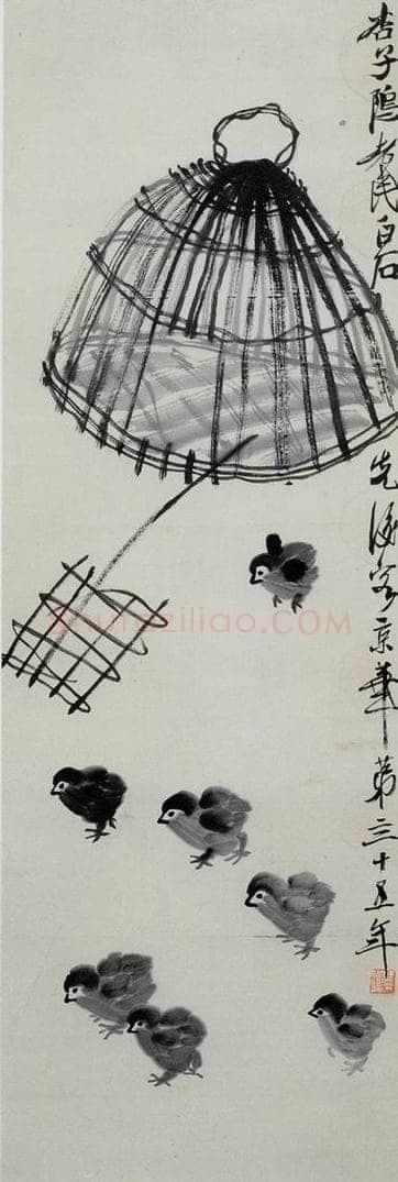 齐白石 出笼 书画作品