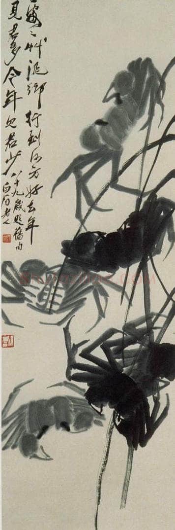 1949年 齐白石 螃蟹 书画作品
