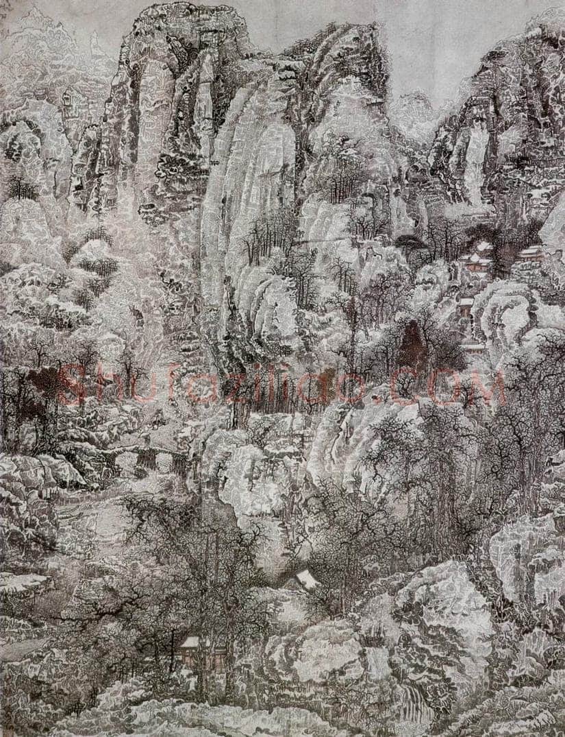 1978年 黄秋园 《江山雪霁图》 书画作品