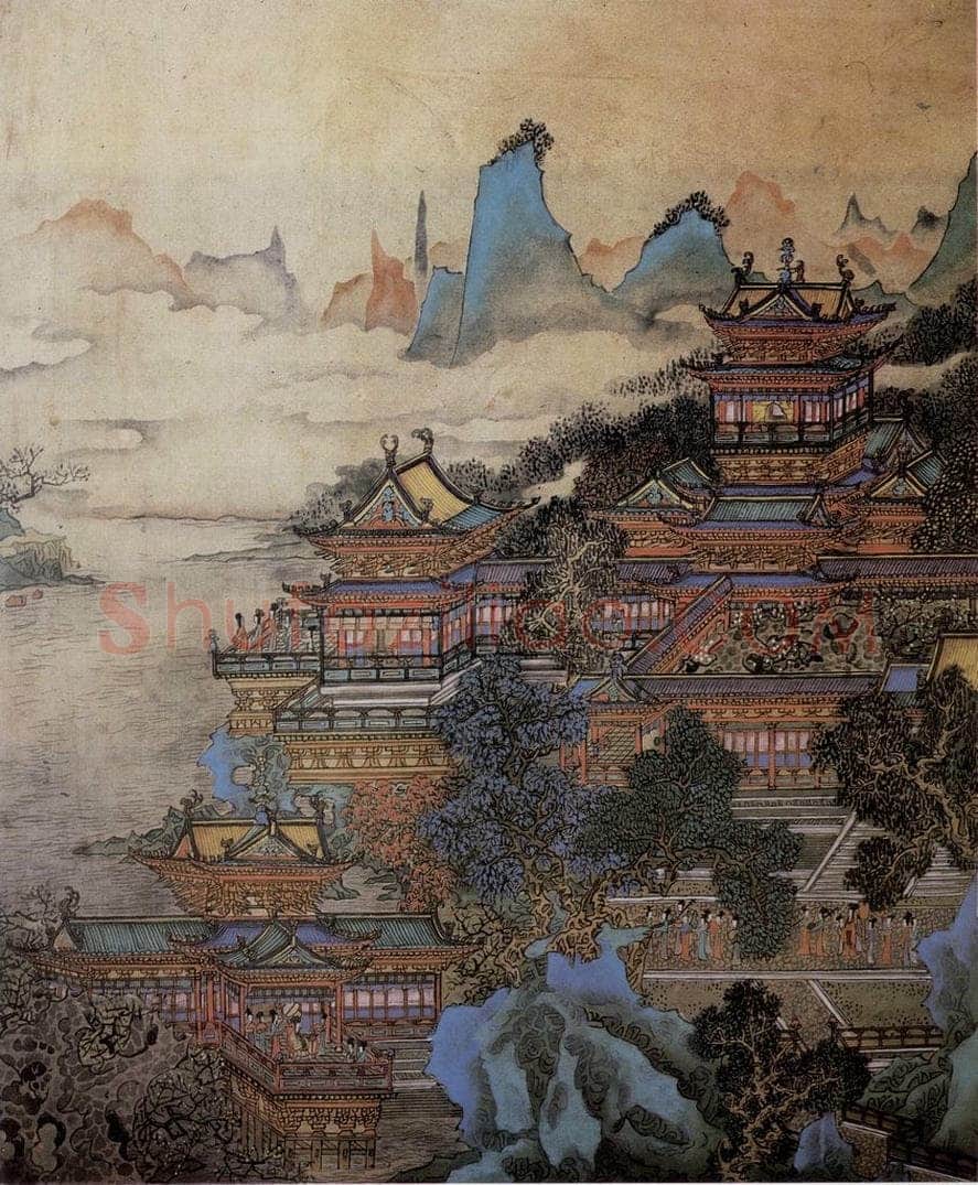 1974年 黄秋园 《十宫图》 书画作品