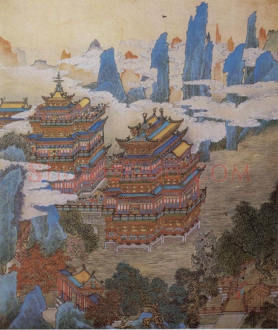 1974年 黄秋园 《十宫图》 书画作品