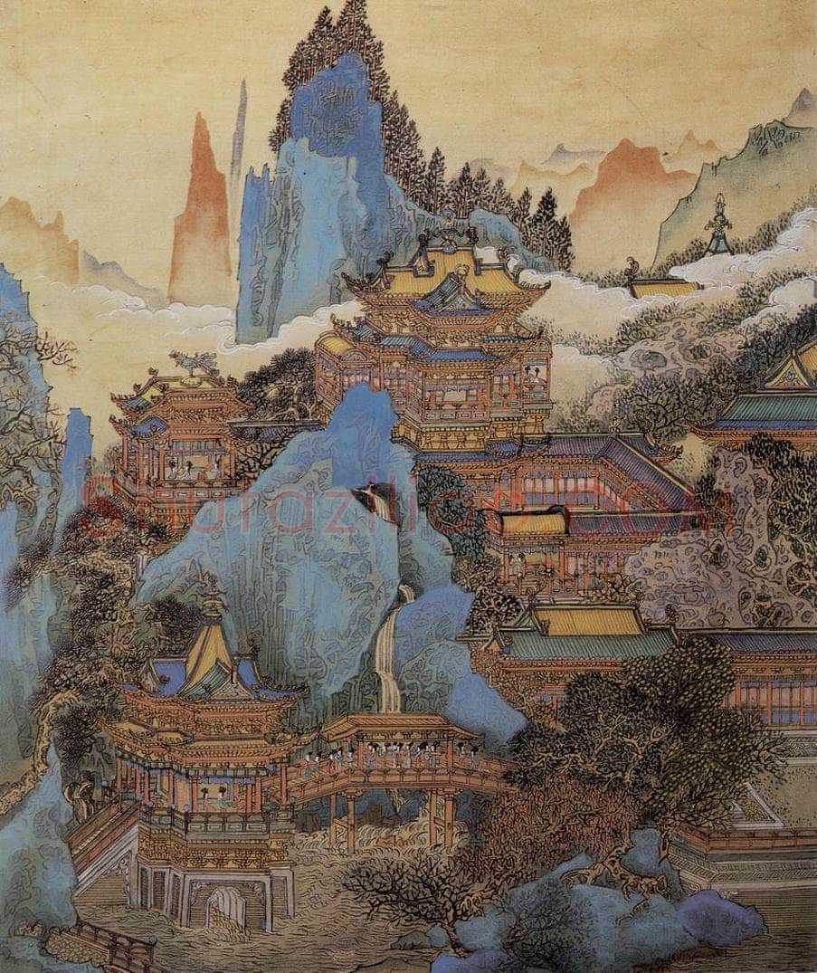 1974年 黄秋园 《十宫图》 书画作品