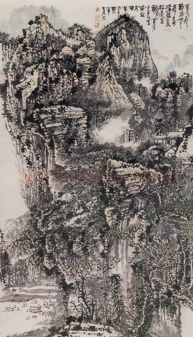 1975年 黄秋园 《有声听到无声处》 书画作品
