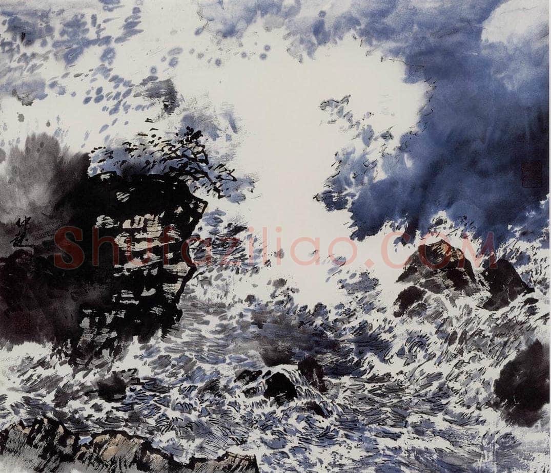 孔仲起 《千堆雪》 书画作品