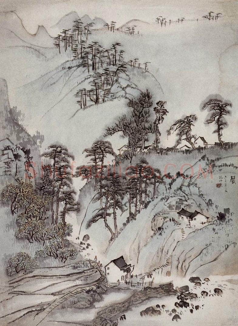 孔仲起 《晨》 书画作品