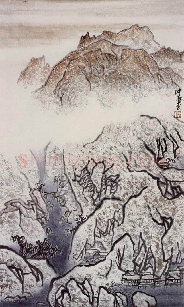 孔仲起 《曦》 书画作品