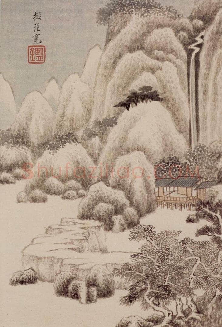 清 王鉴 仿宋元八家册 书画作品