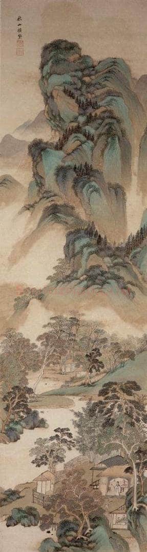 清 王鉴 仿古山水十条屏 书画作品
