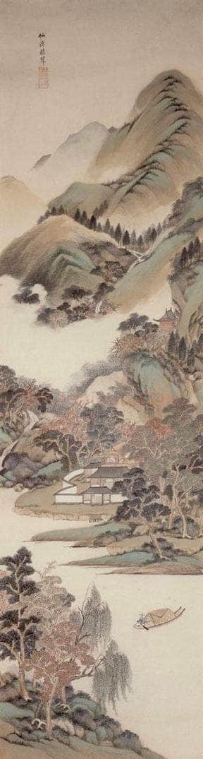 清 王鉴 仿古山水十条屏 书画作品