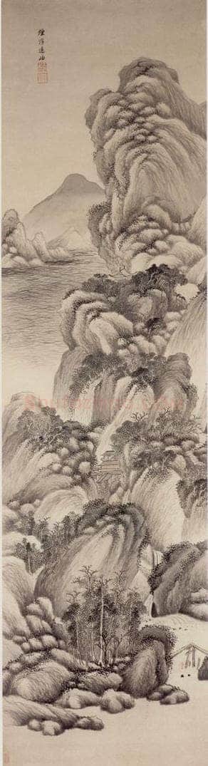 清 王鉴 仿古山水十条屏 书画作品