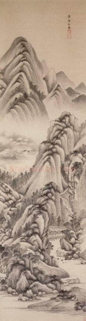 清 王鉴 仿古山水十条屏 书画作品