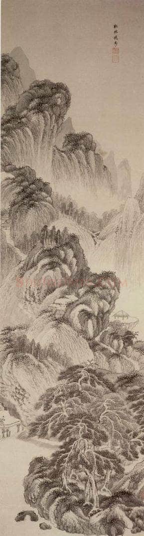 清 王鉴 仿古山水十条屏 书画作品